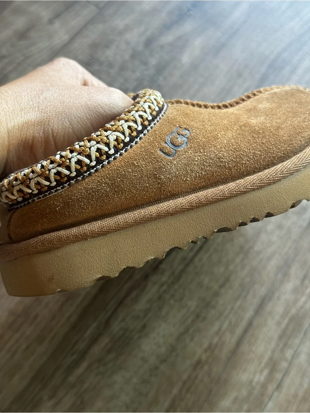 Toddler Ugg tasman slippers brown size 8